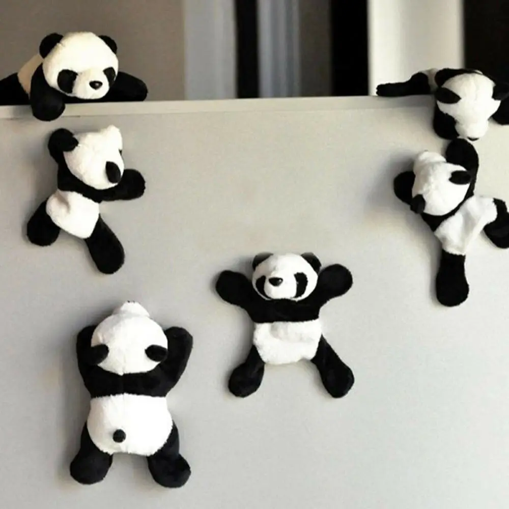 Lindo Panda suave de peluche magnético para nevera Calcomanía para refrigerador decoración de Souvenir para el hogar para niños pegatinas de dibujos animados en la nevera|Imanes de nevera| - AliExpress - ¡Es muy lindo!
