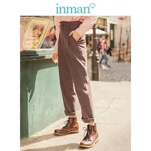 INMAN 2019 Зима Новое поступление литературные Ретро Высокая талия с