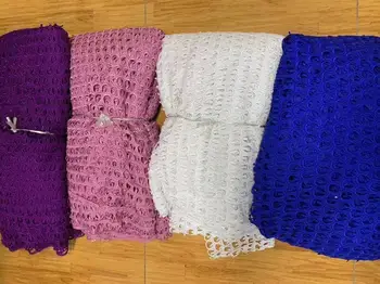 

2020 New arrival Lace Fabric Wedding High Quality African Velvet Lace Fabric Embroidery African French Lace For Wedding Lace