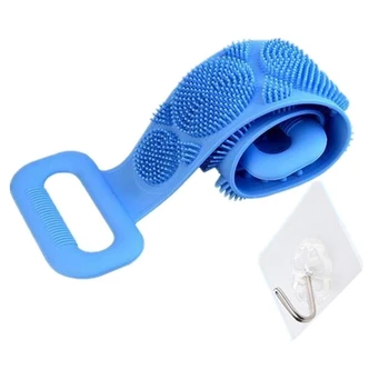 

Silicone Brushes Bath Towels Rubbing Back Mud Peeling Body Massage Shower ic Brush Flexible Scrubber Skin