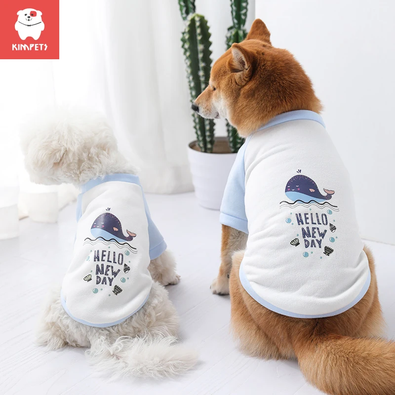 Kimpets 2021 Новый кота одежда с милой собачкой Сезон весна осень Тонкие маленькая
