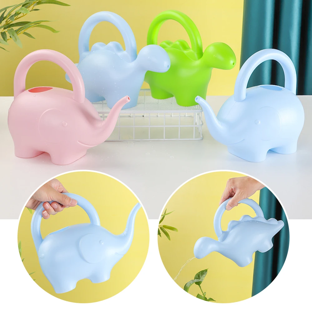 Garden Water Can Plastic Gardening Tool Elephant/Dinosaur Shape Lawn Watering Pot for Home Plant Flower Bonsai Irrigation DIY watering can,garden tools,watering pot,flower watering pot