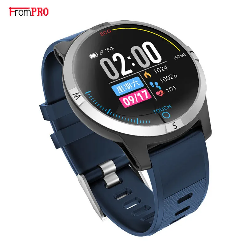 Смарт-часы IP68 Водонепроницаемые умные часы ECG+ PPG Dual Heart Rate HRV шаг спорт на открытом воздухе часы мониторинга для мужчин и женщин носимые