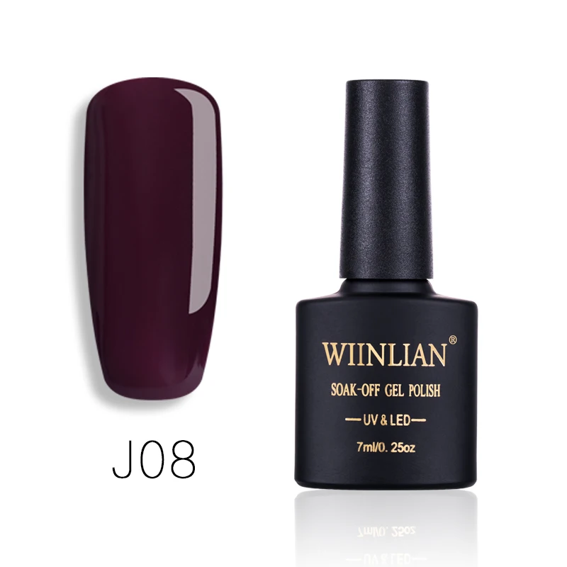 C-J08 7 мл Лак для ногтей Великолепный красный Гель-лак для ногтей Vernis полуперманентное верхнее покрытие Базовое покрытие Гель-лак гель для ногтей - Цвет: C-J08