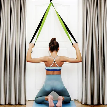 

Yoga Elastic Band Fitness Resistance with Set Hip Sports Tension Band Door Hanging Squat Legs