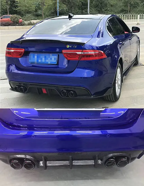 ジャガーXFL車体キットFRP未塗装カーボンファイバーフロントバンパースプリッターリアバンパーディフューザーSVRスタイル 【 ジャガーXFL車体キットFRP未塗装カーボンファイバーフロントバンパー