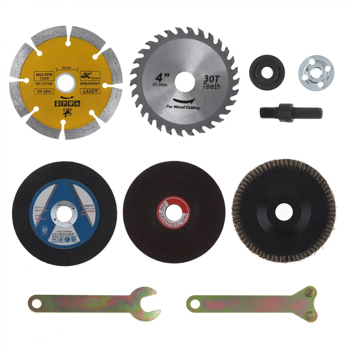 8Pcs/set Drill Accessories Conversion Shank for Function Tools Electric Change to Angle Grinder Cutter | Инструменты