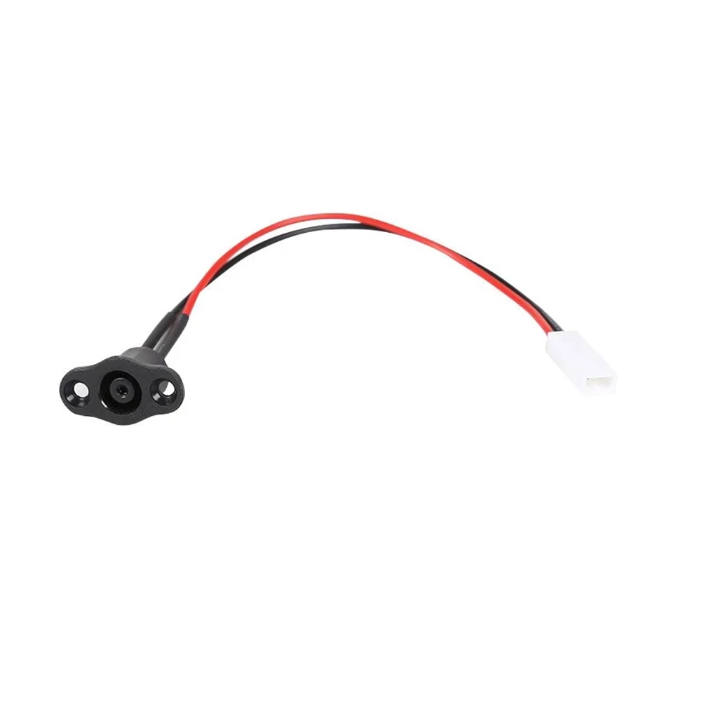 Electric Scooter Power Charger Cord Cable+Charging Port Plug Cover for  Xiaomi Mijia M365 Scooter Accessories