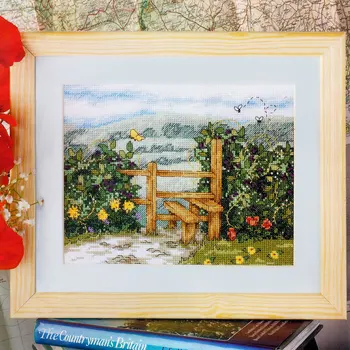 

Crazy64-3 DIY Homefun Cross Stitch Kit Packages Counted Cross-Stitching Kits New Pattern NOT PRINTED Cross stich Painting Set