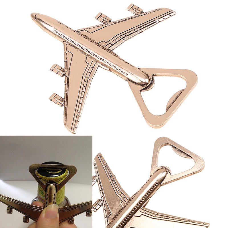 Multifunction Airplane Bottle Opener Aluminum Alloy Pocket Tool Plane