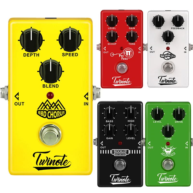 

4 Effects Guitar Mini Effects Pedal Chorus Low Noise/ Overdrive/ High Gain/ Simulator Guitar Effect Pedal Guitar Accessories