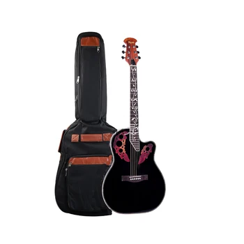 

40/41 inch guitar bag thickened with cotton bag wood guitar waterproof bag backpack guitar bag QB30