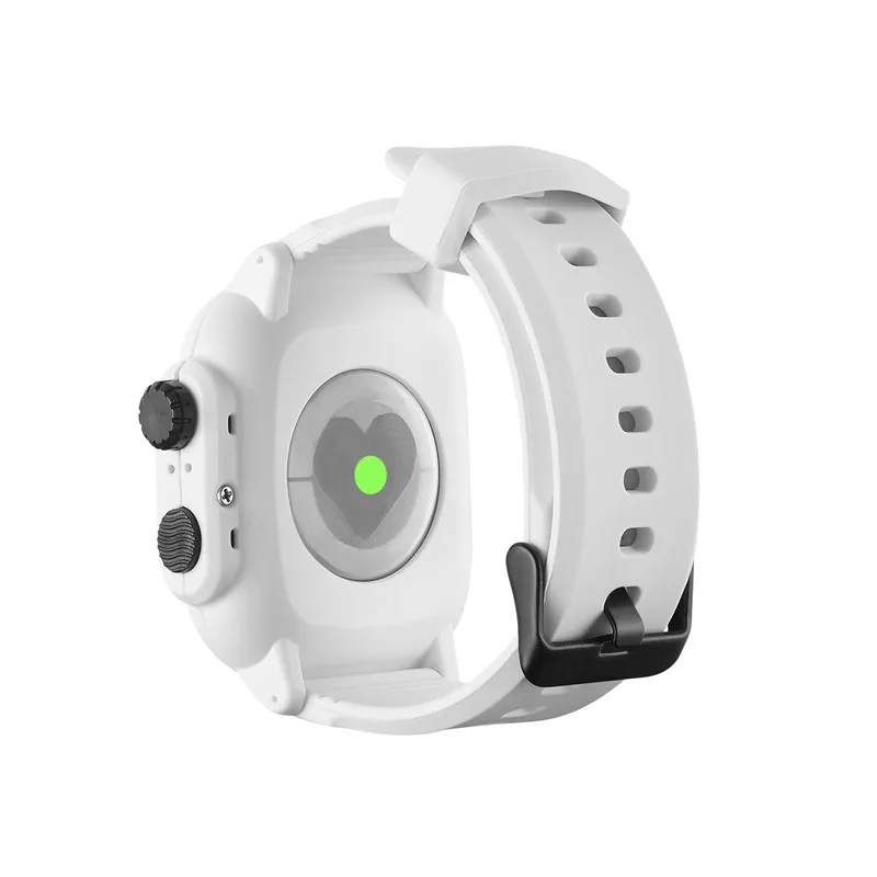 Водонепроницаемый шок ударопрочный чехол для Apple Watch Series 5 4 3 2 1 мягкая силиконовая