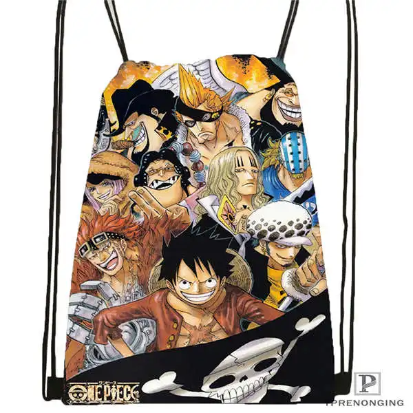Drawstring Backpack Изготовленный на заказ, с рисунками, одна вещь@ 1 походная сумка на шнурке милый детский Ранец(черный цвет(вид сзади) 31x40 см#2018612-01-3 - Цвет: Drawstring Backpack