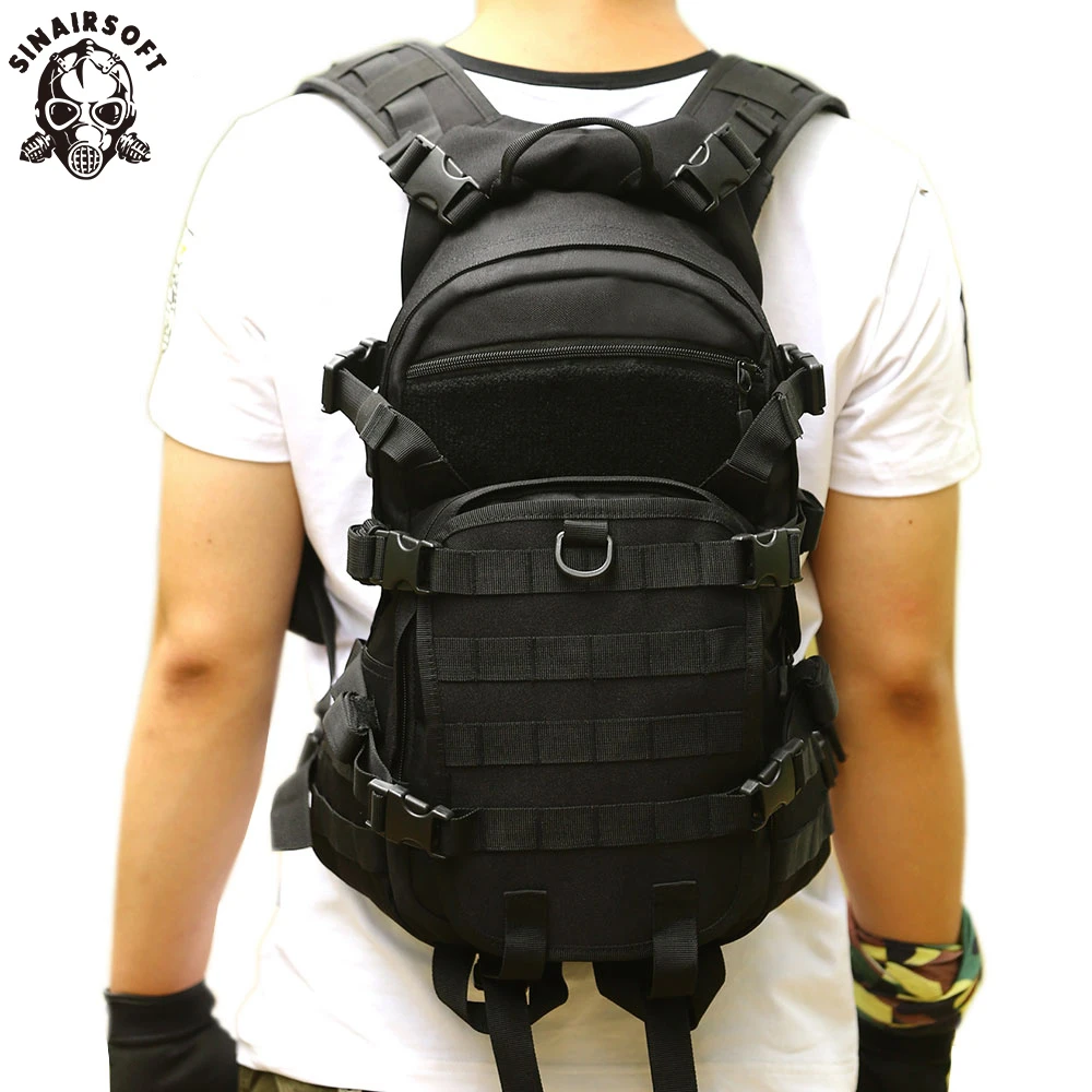 

Sinairsoft Men Women Outdoor Military Tactical Backpack Trekking Sport Travel 25L Nylon Camping Hiking Trekking Camouflage Bag