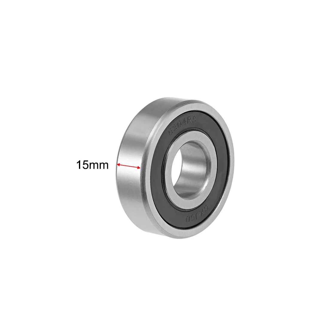 Uxcell 6304-2RS шарикоподшипник 20x52x15 мм двойные экранированные ABEC-3 Подшипники 5 шт