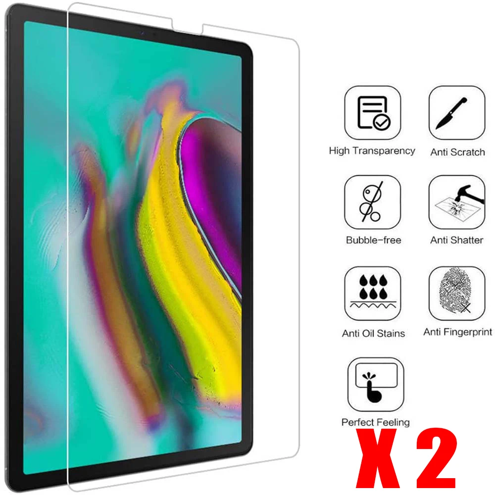 Flash Sale Protector de pantalla de vidrio templado para tableta, película protectora de cobertura completa para Samsung Galaxy Tab S5E T720, 2 uds. mmQKMZ3mrQV