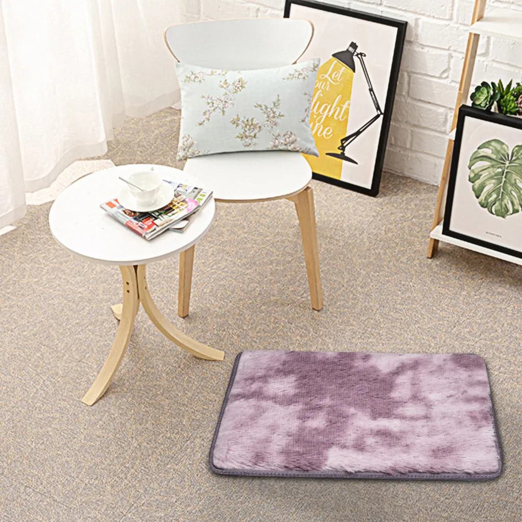 Ультра мягкий современный ковер, мохнатый ковер для детской комнаты, домашний ковер для гостиной, плюшевый ковер, декоративный ковер, мягкий и пушистый теплый