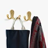 Pure Copper Hook Creative European Style Clothes Hook Door Wardrobe Shoe Cabinet Single Coat Hook Wall Hanging Wall Decoration 3