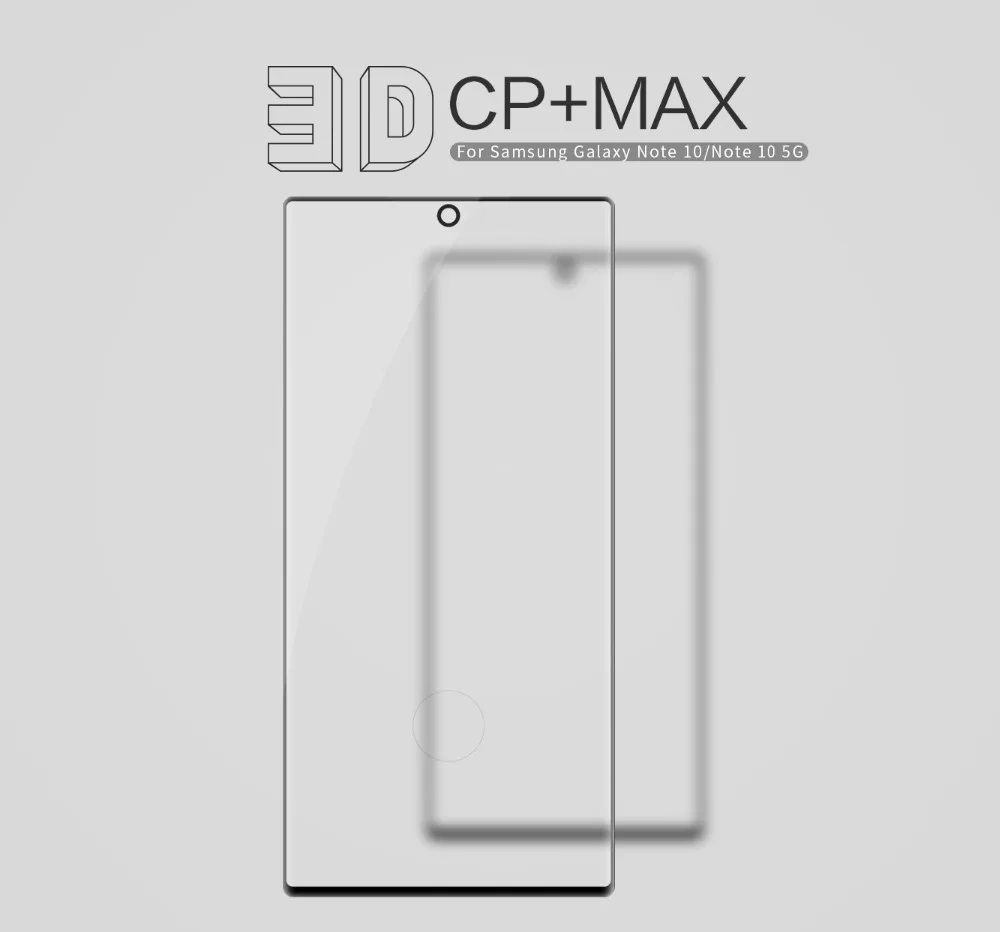 Nillkin 3D CP+ MAX полное покрытие закаленное стекло для samsung Galaxy Note 10/Note 10 5G Анти-взрыв протектор экрана