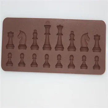 

Silicone Chocolate Mold Nternational Chess Chocolate Baking Tools Non-stick Silicone Cake Mold Jelly Candy Molds Kitchen Moulds