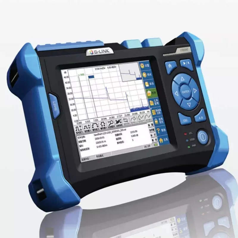 SM OTDR оптический телефон сибглэмод 32/30 дб 1310 нм/1550 нм с испанскими