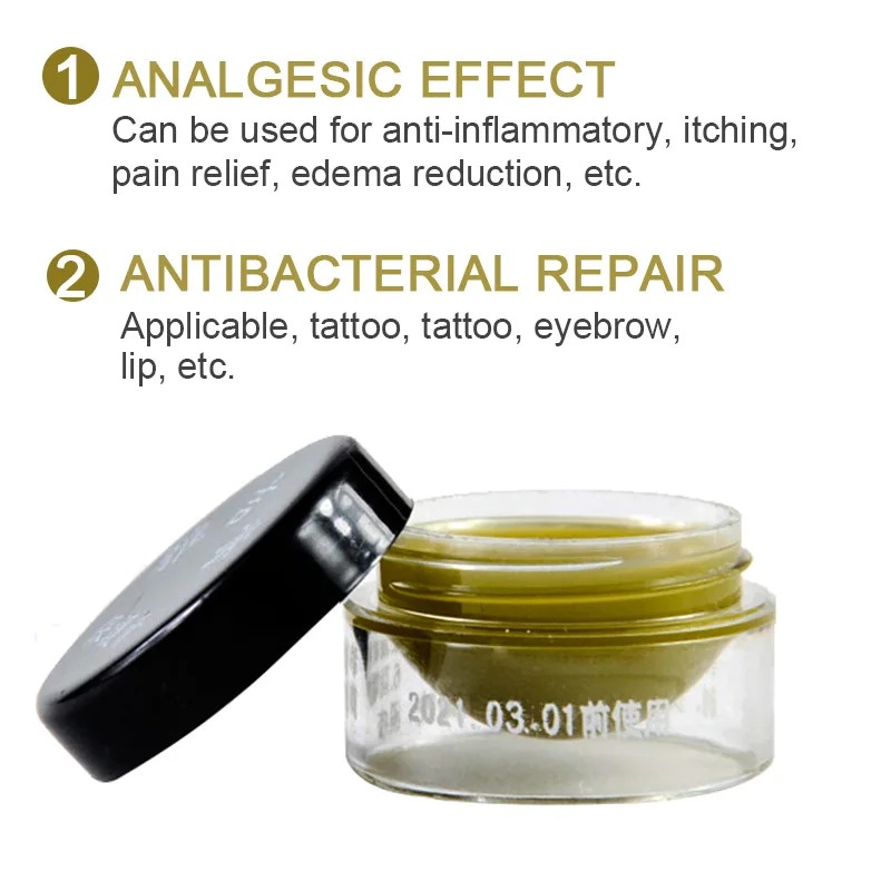 1pcs Anti-inflammatory Ointment Scar Repair Cream Tattoo Semi-permanent Eyebrow Spot Aftercare Wounds Care Moisturizing P0048
