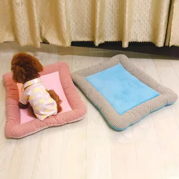 

Summer Cooling Pet Dog Mat Pad Dog Sleeping Mats Pet Cool Cold Silk Bed for Dog Cat
