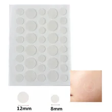 36 наклеек/карты Горячая медицинская упаковка из алюминиевой фольги красота акне Вода Гель Невидимый Уход Акне паста