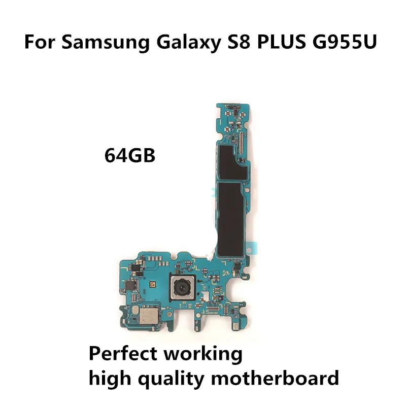 Используется разблокированный для Samsung Galaxy S8 PLUS G955U материнская плата, материнская плата 64 Гб логические платы
