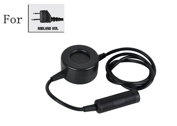 TCI PTT push-to-talk military headset walkie-talkie accessory adapter for noise-reduction pickup tactical headset