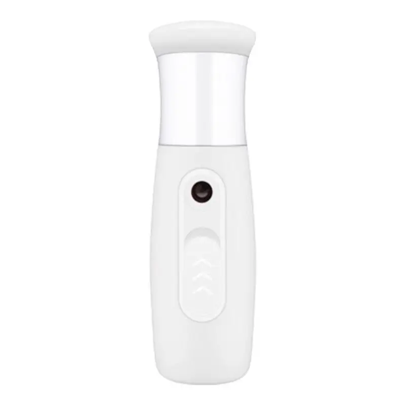 white USB мини нано для лица пароочиститель Mister спа для лица увлажняющий уход за кожей ручной, перезаряжаемый портативный путешествия - Цвет: white
