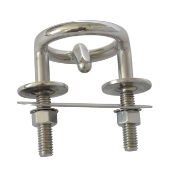 

Marine Stainless Steel Transom Mount Ski Tow Hook for Boats, 2-1/2inch Ring, Heavy Duty & Solid