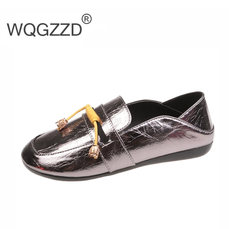 Chaussures femme; Новинка; весенняя обувь на плоской подошве; женские лоферы; удобные мягкие лоферы; женская повседневная обувь; zapatos mujer