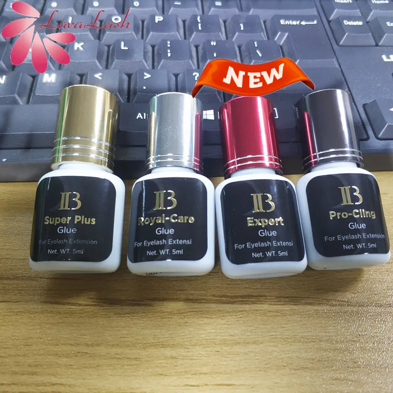 Клей для наращивания ресниц ibeauty Korea Original клей IB темно серый золотой красный