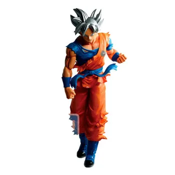 

10" Dragon Ball Z Super Saiyan Seniors Son Goku Kakarotto Migatte No Gokui Original Version PVC Action Figure Toy BOX 25CM X1432