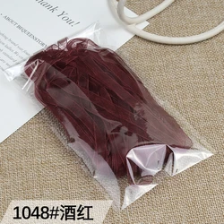 10m Roll Transparent Chiffon Ribbon for Gift Packaging and DIY Crafts (Burgundy)