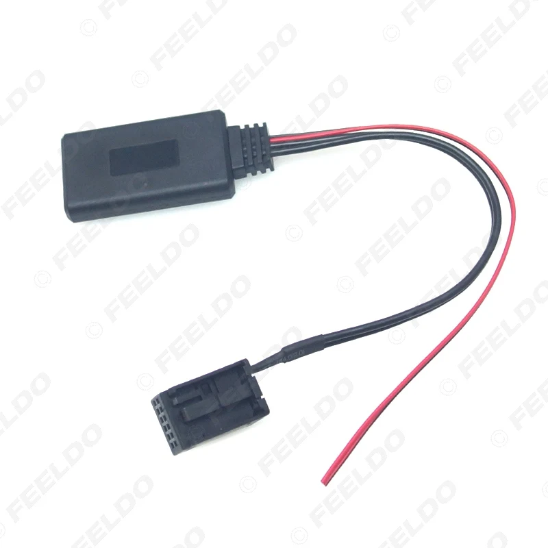 FEELDO 5X автомобильный аудио Bluetooth приемник Aux адаптер для Ford Focus C-MAX Mondeo Transit радио модуль Bluetooth Aux кабель# HQ3075