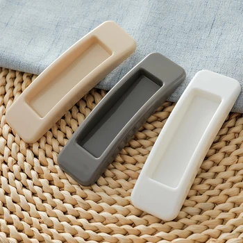 New 1Pc Plastic Sliding Door Pull Window Self Adhesive Kitchen Cabinet Cupboard Drawer Knobs Handle