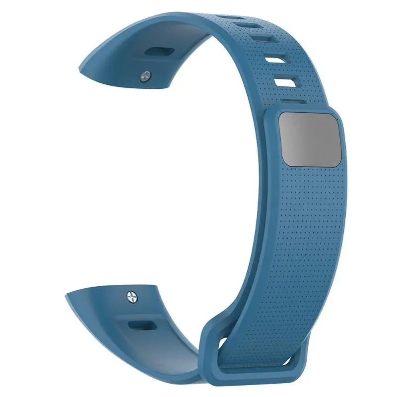 21 см силиконовый ремешок для часов Ремешок Для huawei Band 2/Band 2 Pro/ERS-B19/ERS-B29 - Цвет: Синий
