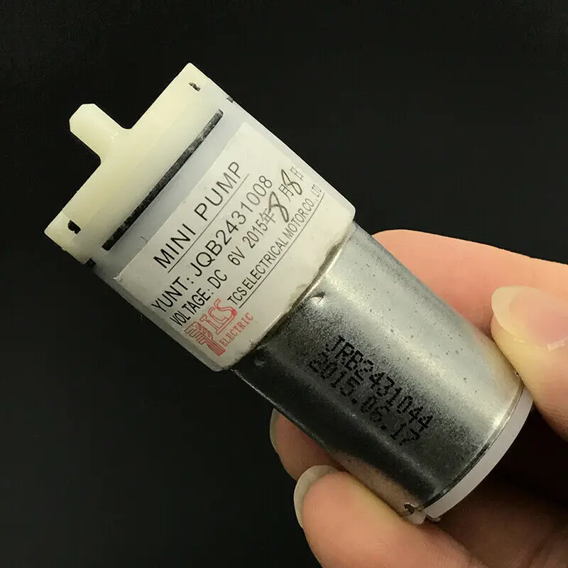 Маленький бесшумный воздушный мини-насос постоянного тока 5 в 6 370 кислородный