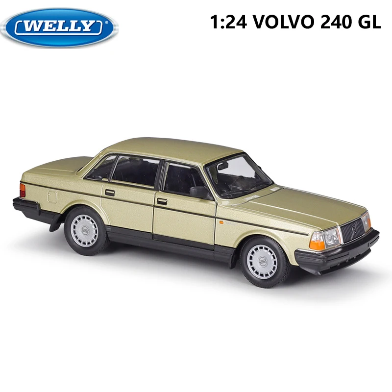 High Simulation Model Volvo 240 Model Car Volvo 240 Scale 124
