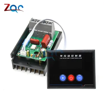 

AC 220V 6000W LED Digital Display Thyristor Voltage Regulator Switch Button Version/Touch Panel Version with IR Remote Control