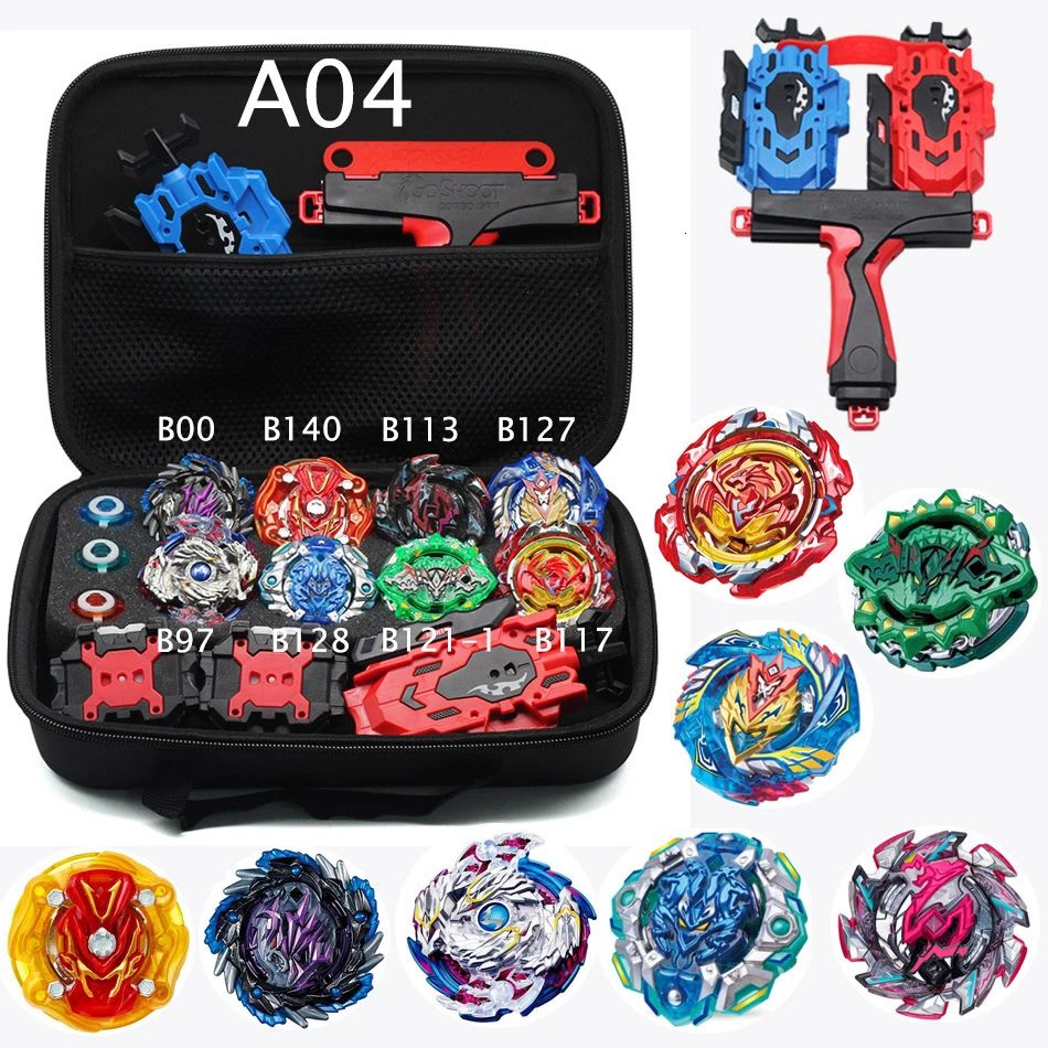 A04 Beyblade Arena Beyblade Набор коробка B-150 B-149 Burst Beyblade с пусковым устройством плавленый металлический волчок игрушки Bayblade коробка для хранения - Цвет: A04