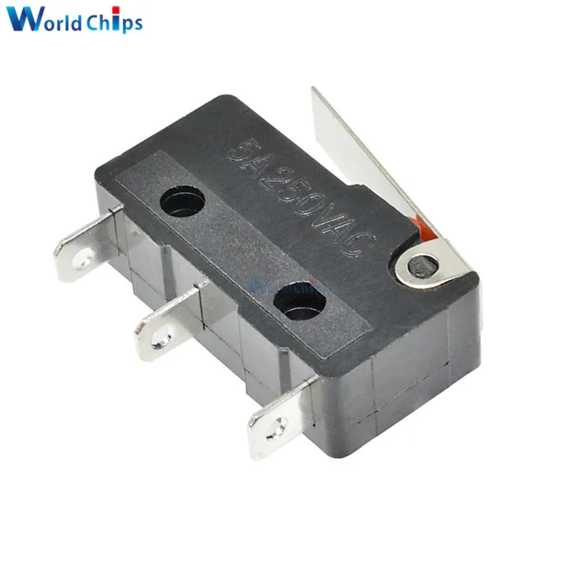 10 шт. такт переключатель вкл. KW11 3Z 5А 250В микропереключатель 3PIN Пряжка