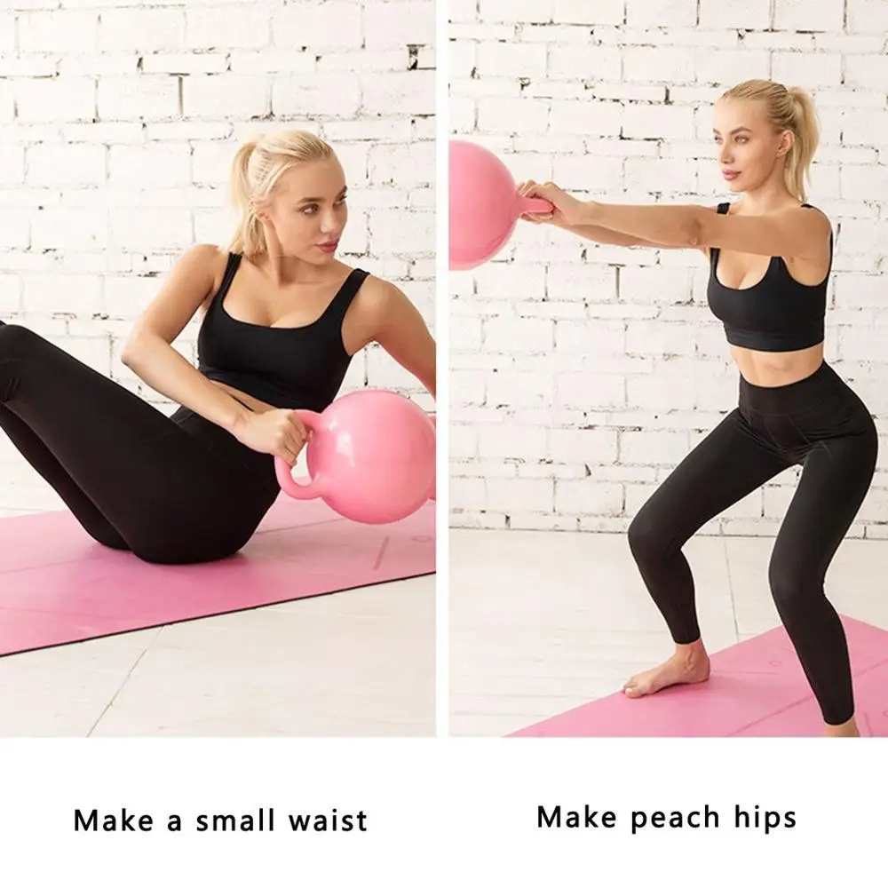 Water filled Kettlebell Massage Adjustable Dumbbells Weight Yoga Pilates Lifting Woman Strength Training Dumbbells