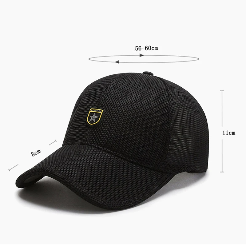 최신 여름 메쉬 통기성 빠른 건조 여성 남성 야구 모자, 여행 등산 러닝 하이킹 낚시 야외 스포츠 모자 A174