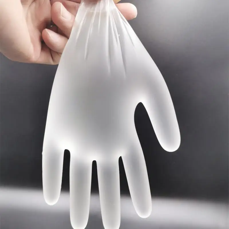 

Protective disposable gloves PVC gloves,Powder Free, Food Grade Gloves, Latex Free, 100 Pc. Transparent nitrile gloves latex