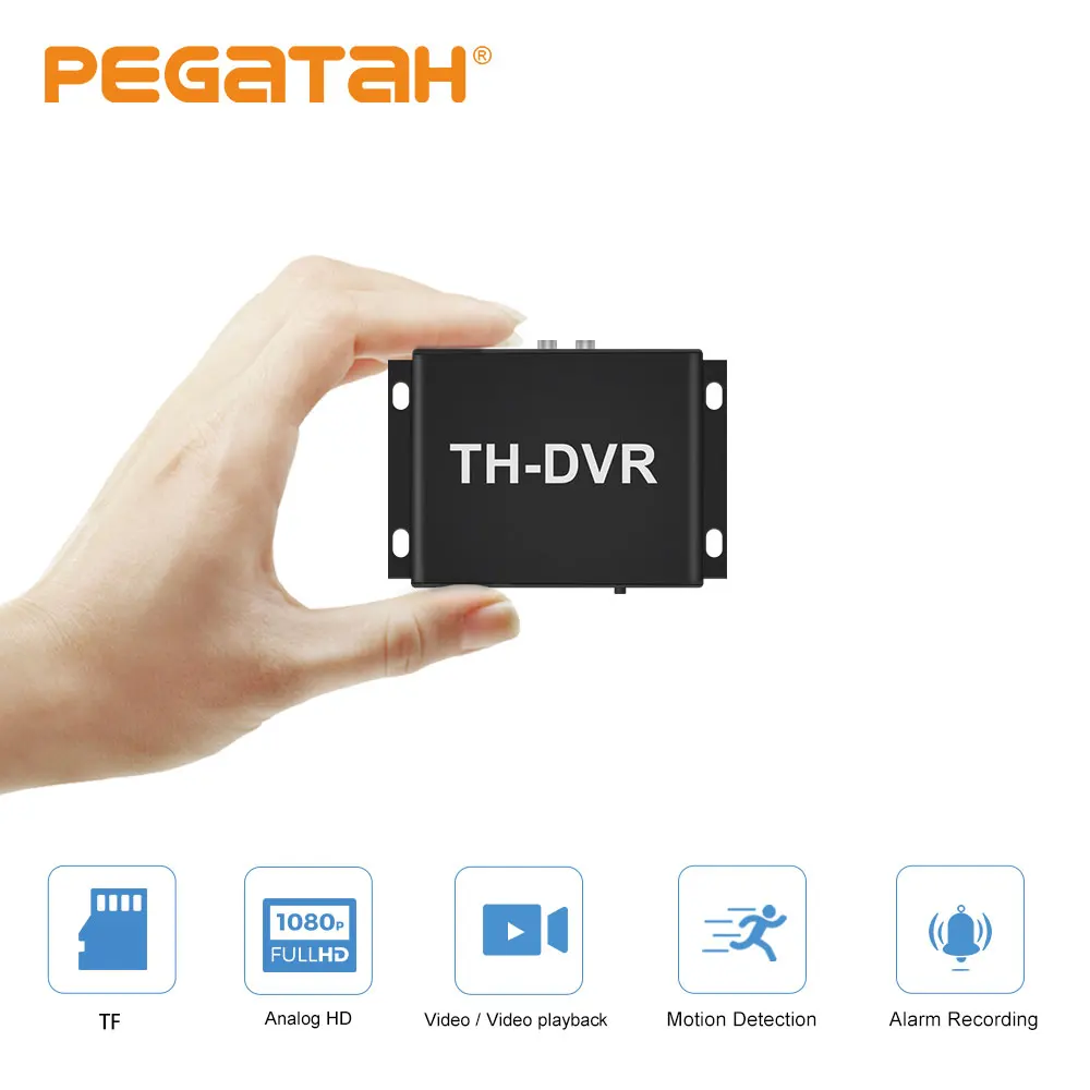 Mini DVR Recorder 1080P Video 4 in 1 AHD CVI TVI CVBS 128G Card dvr Record Surveillance for CCTV | Безопасность и защита