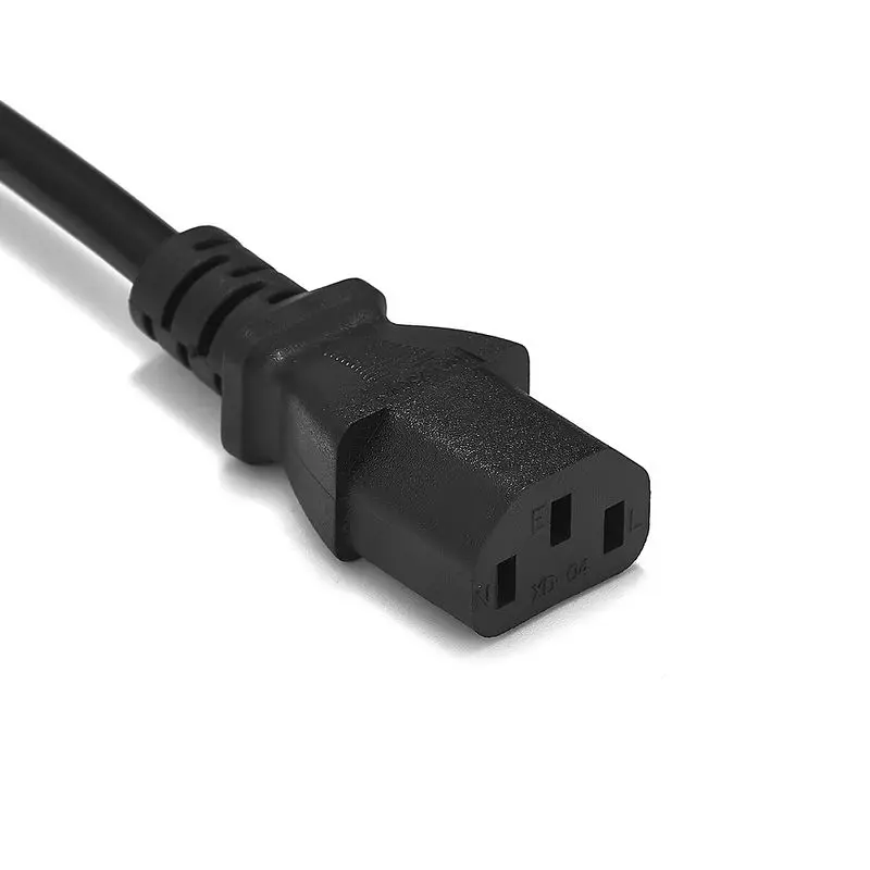 - 50pcs Universal Type F EU Euro Power Cord 12m IEC C13 EU Plug Power Adapter Cable For Dell Monitor PC Computer HP Canon Printer